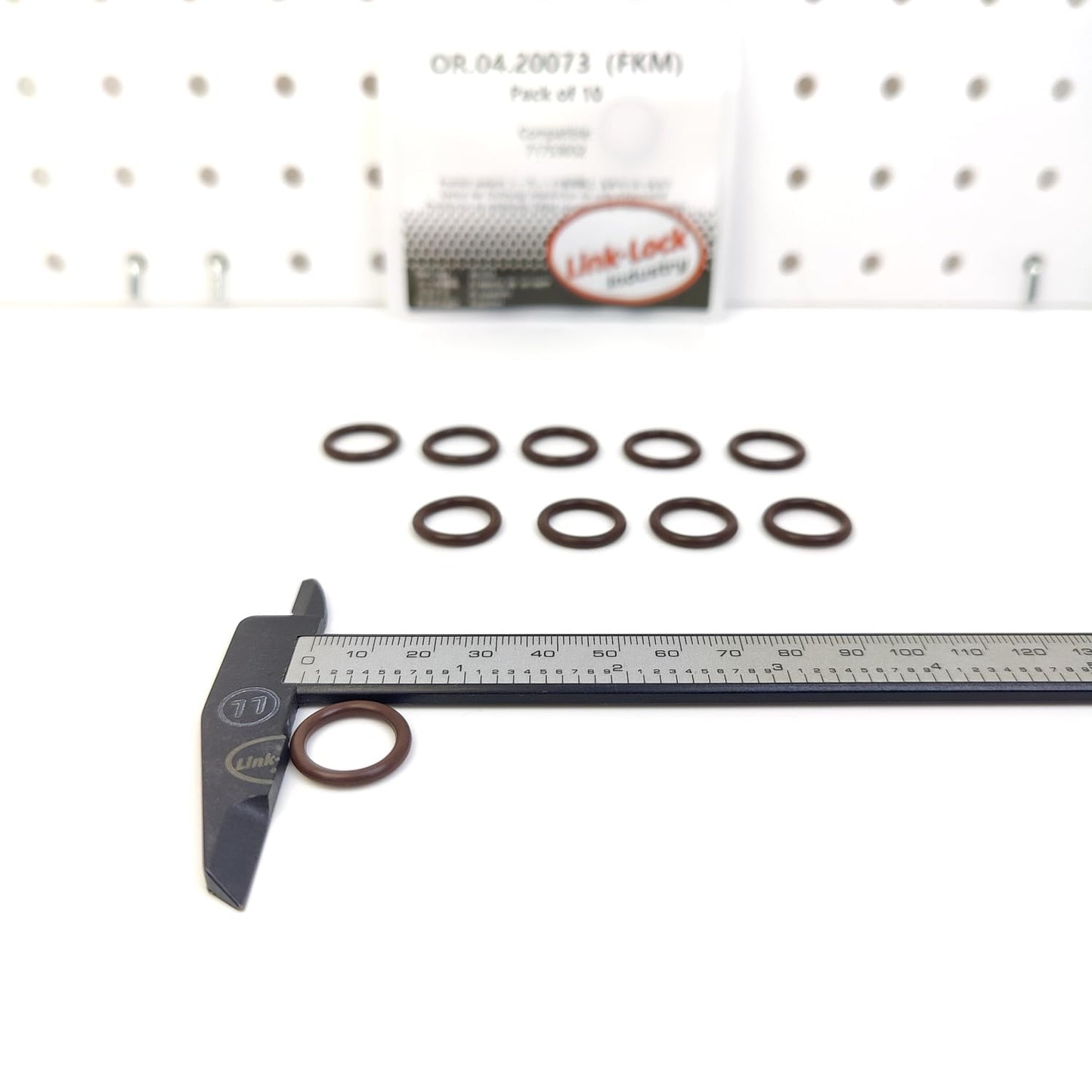 LINK-LOCK 10PCS OR.04.20073 FKM Viton Sealing O-Ring Kit of Oil Pump 71753652 for FIAT