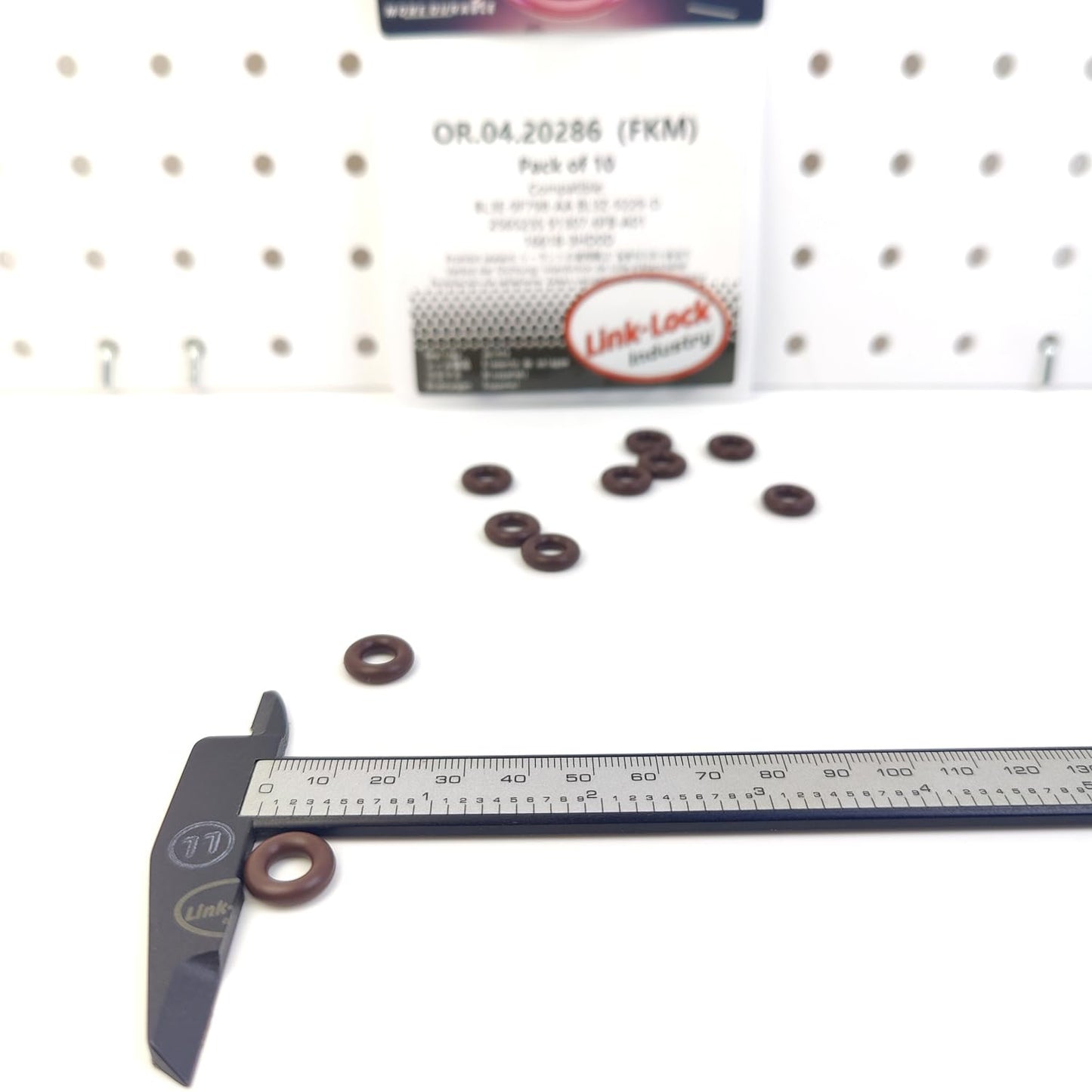 LINK-LOCK 10PCS OR.04.20286 FKM Viton Sealing O-Ring Kit of Injector BL3E-9F798-AA BL3Z-9229-D 2565235 91307-6FB-A01 16618-3HD0D for FORD for HONDA for NISSAN