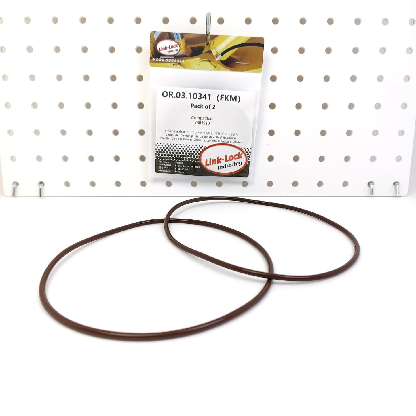 LINK-LOCK 2PCS OR.03.10341 FKM Viton Sealing O-Ring Kit of Cylinder Liner 7381910 For LIEBHERR-D9406 D9408