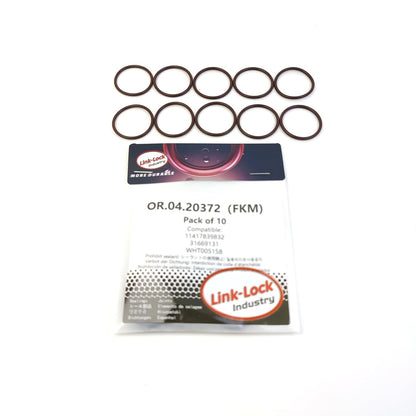 LINK-LOCK 10PCS OR.04.20372 FKM Viton Sealing O-Ring Kit of Injection Pump 11417839832 31669131 WHT005158 for BMW for VOLVO for VW