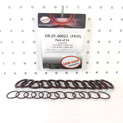 LINK-LOCK 24PCS FKM Viton OR.01.40023 Engine VVT solenoid valve O-RING gasket 11367548320 11368677682 11367561852 11368677683 for BMW S63 N43 N63