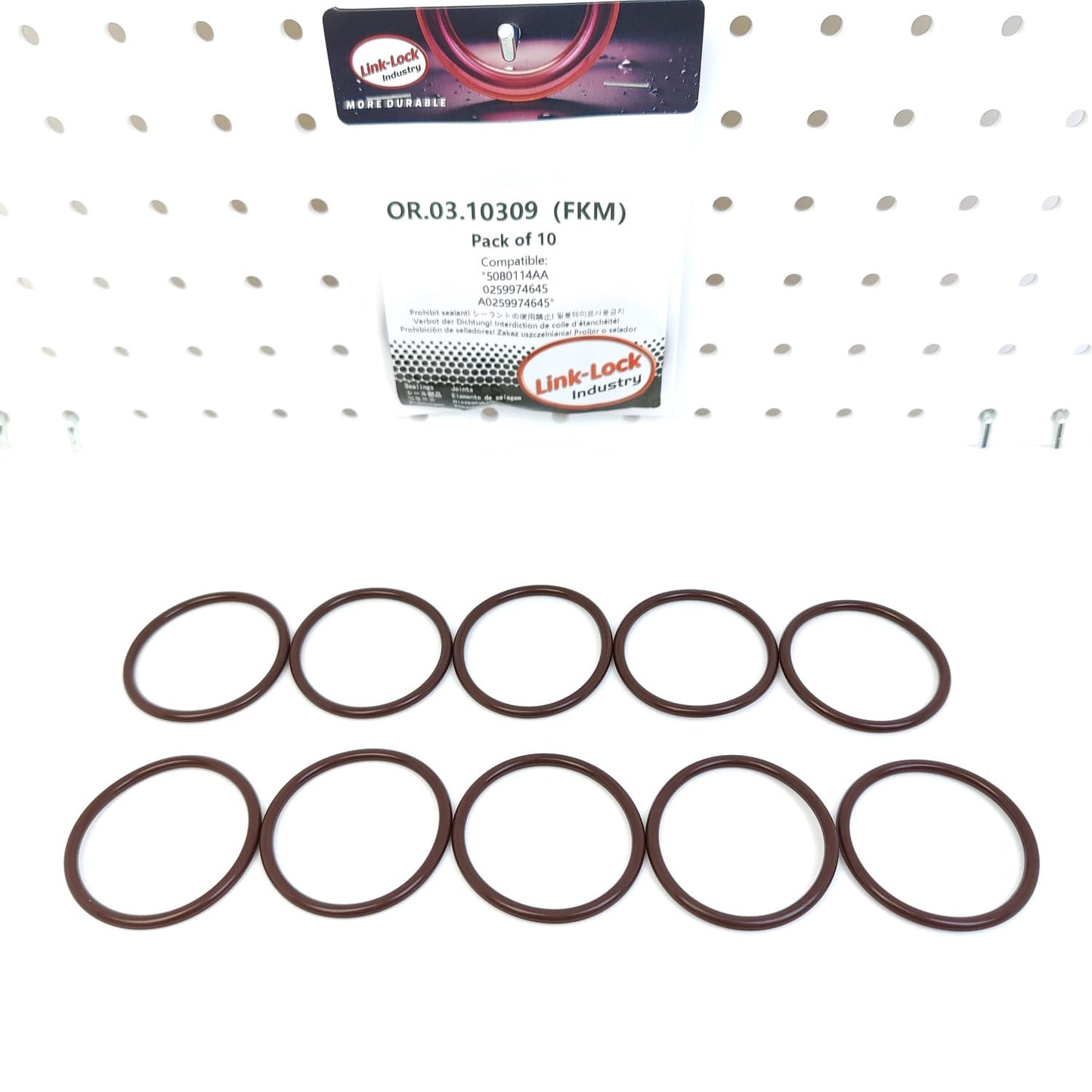 LINK-LOCK 10PCS OR.03.10309 FKMバイトンシーリングOリングキット ターボチャージャーエアホース用 5080114AA 0259974645 A0259974645 MERCEDES-BENZ-M276 BRABUS-M276 CHRYSLER DODGE JEEP用