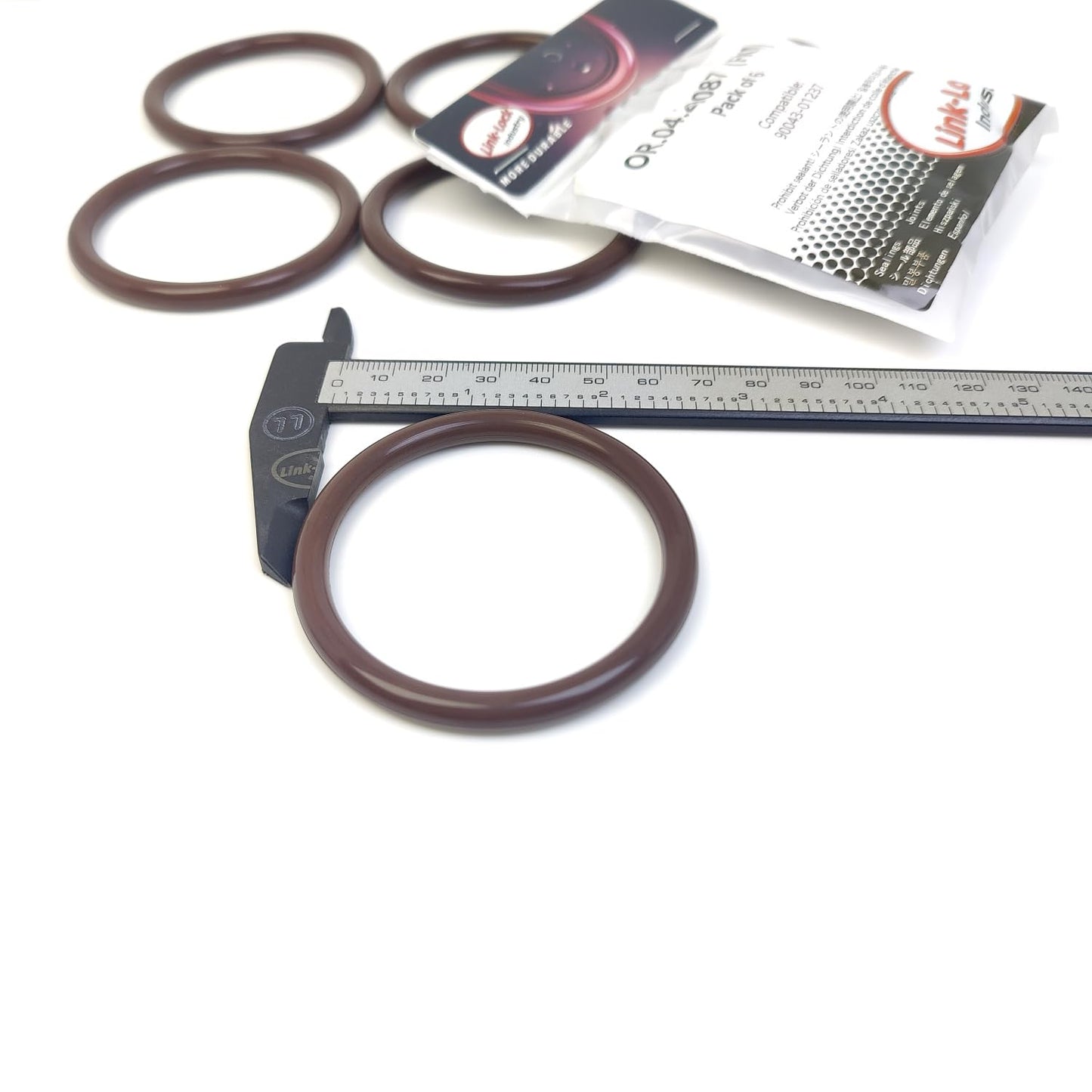 LINK-LOCK 6PCS OR.04.20087 FKM Viton Sealing O-Ring Kit of Air Cleaner to Carburetor 90043-01237 for TOYOTA