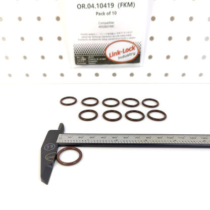 LINK-LOCK 10PCS OR.04.10419 FKM Viton Sealing O-Ring Kit of Air Condition Pipe 4E0260749C For AUDI For VW