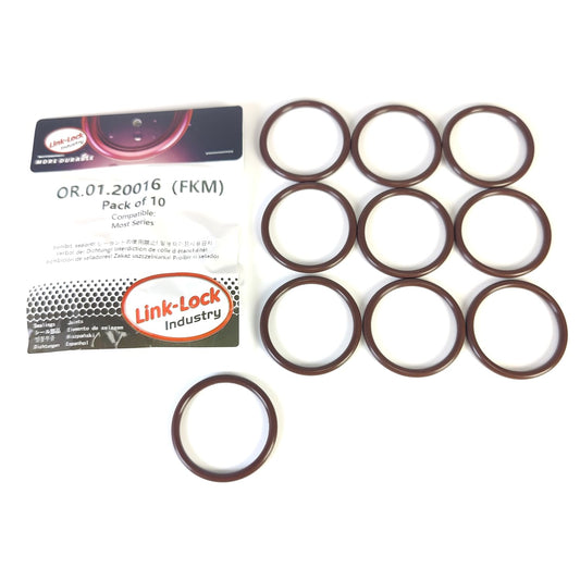 LINK-LOCK 10PCS FKM Viton OR.01.20016 Engine coolant pipe / Water hose O-Ring BMW MOST for BMW MOST