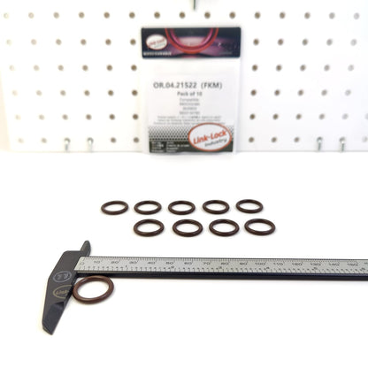LINK-LOCK 10PCS OR.04.21522 FKM ビトン シールOリングキット ターボチャージャーオイルパイピング用 9805332380 3639859 9833150780 CITROEN-C4 PEUGEOT-208 308用
