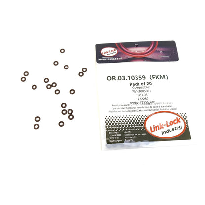 LINK-LOCK 20PCS OR.03.10359 FKMバイトンシーリングOリングキット 燃料パイプ用 WHT005301 1981.93 1732259 AV6Q-9T558-AB AUDI-CAYB CAYC用 SEAT-CAYA CAYC CAYB CLNA用 VW-CAYA CAYD CWXA CWXC用