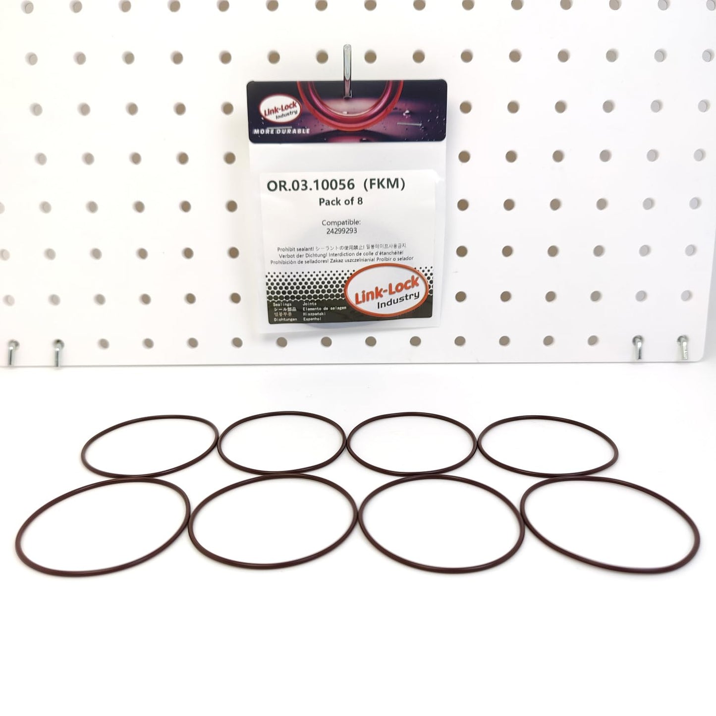 LINK-LOCK 8PCS OR.03.10056 FKM Viton Sealing O-Ring Kit Of Oil filter 24299293 For CHEVROLET-LT2 LT6