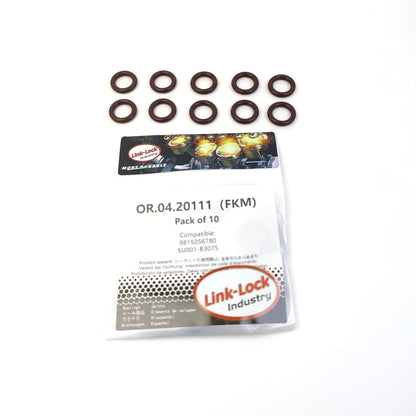 LINK-LOCK 10PCS OR.04.20111 FKM Viton Sealing O-Ring Kit of Temperature Sensor 9819256780 SU001-B3075 for CITROËN for TOYOTA