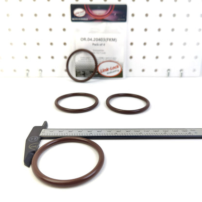 LINK-LOCK 4PCS OR.04.20403 FKM Viton Sealing O-Ring Kit of Intake Manifold 964.110.713.00 for PORSCHE
