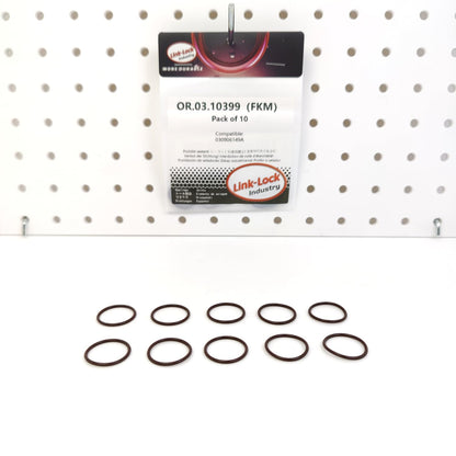 LINK-LOCK 10PCS OR.03.10399 FKM Viton Sealing O-Ring Kit of Timing gear chamber 030906149A For AUDI