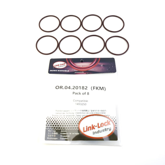 LINK-LOCK 8個 OR.04.20182 FKM フッ素ゴム製ギアボックス・トランスミッション用Oリングキット フォード用 1493250