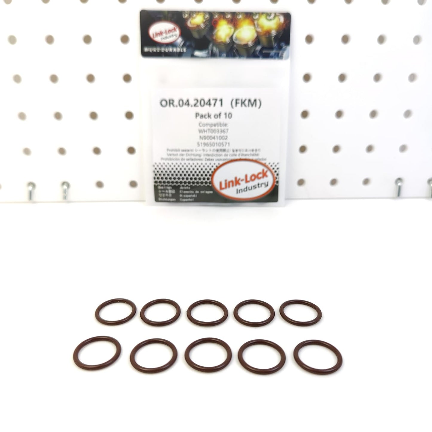 LINK-LOCK 10PCS OR.04.20471 FKM Viton Sealing O-Ring Kit of Exhaust Gas Turbocharger WHT003367 N90041002 51965010571 for MAN for AUDI for VW