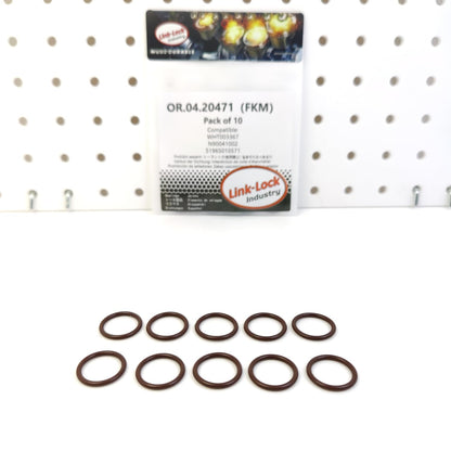 LINK-LOCK 10PCS OR.04.20471 FKM Viton Sealing O-Ring Kit of Exhaust Gas Turbocharger WHT003367 N90041002 51965010571 for MAN for AUDI for VW