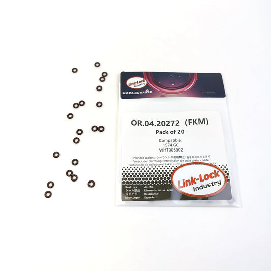 LINK-LOCK 20PCS OR.04.20272 FKM VitonシーリングOリングキット インジェクター1574.GC WHT005302用 プジョー/VW向け
