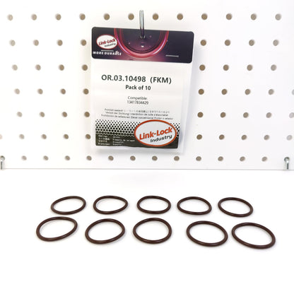 LINK-LOCK 10PCS OR.03.10498 FKM Viton Sealing O-Ring Kit of Idle speed valve 13417834429 For BMW