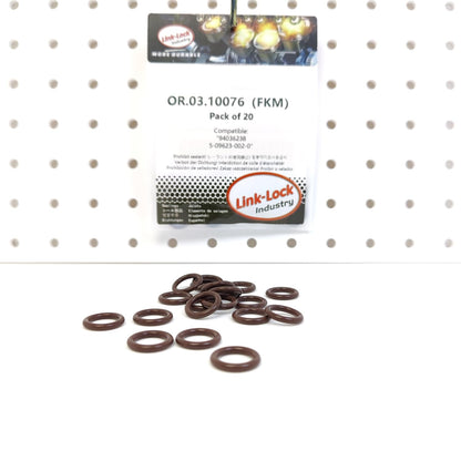 LINK-LOCK 20PCS OR.03.10076 FKM Viton Sealing O-Ring Kit Of Oil dipstick 94036238 5-09623-002-0 For BAIYUN-4JA1 For CHEVROLET-4JA1 For HOLDEN-4JA1 4JG2 For HONDA-4JA1 For ISUZU-4BD2 For OPEL-28TDI