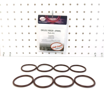 LINK-LOCK 8PCS OR.03.10028 FKM Viton Sealing O-Ring Kit Of Engine radiator 0269976745 A0269976745 For MERCEDES-BENZ M274.910 M178.980 M272.920 OM651.913