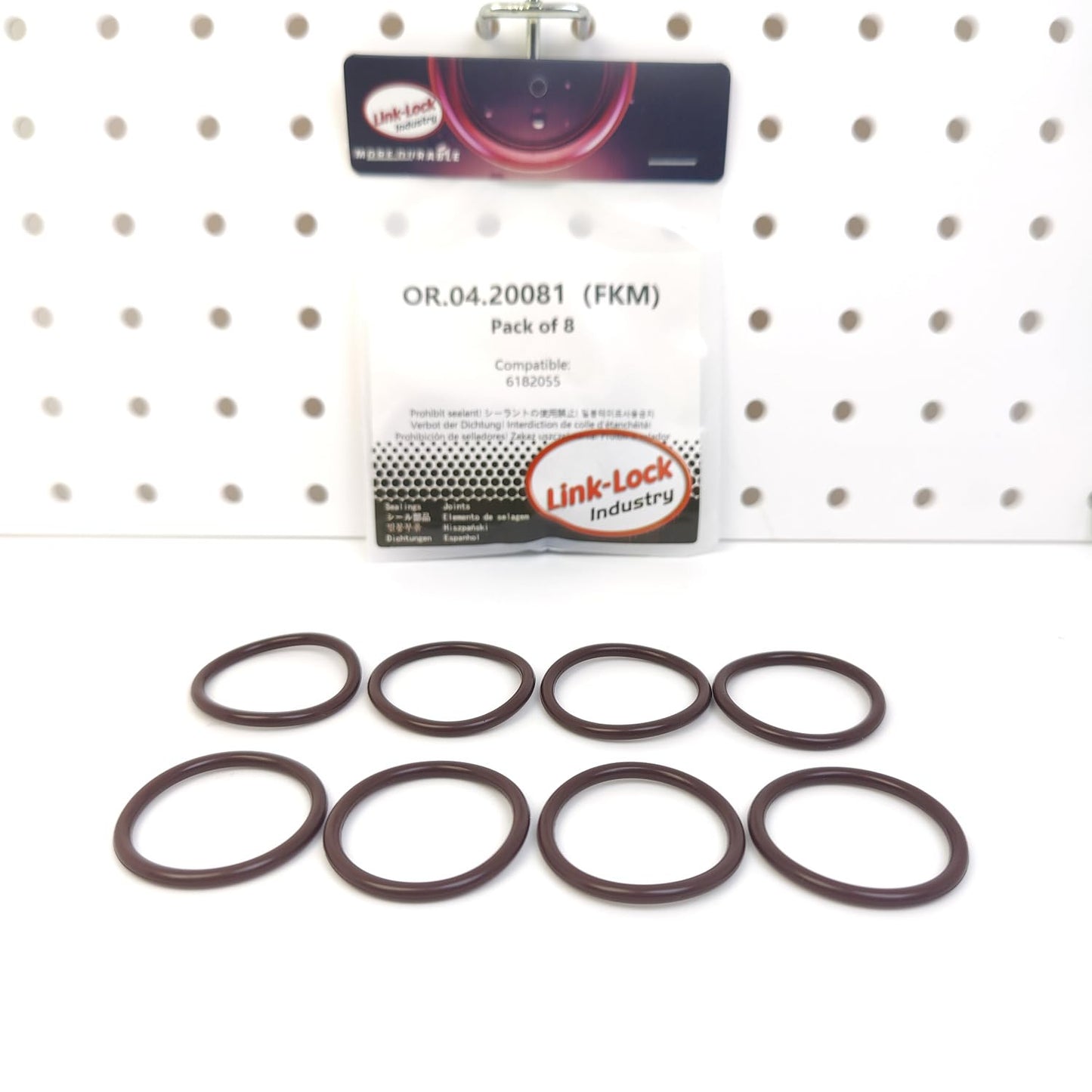LINK-LOCK 8PCS OR.04.20081 FKM Viton Sealing O-Ring Kit of Camshaft 6182055 for FORD