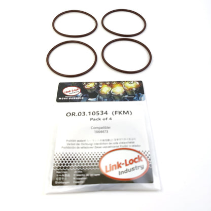 LINK-LOCK 4PCS OR.03.10534 FKM Viton Sealing O-Ring Kit of Gearbox 1664473 For VOLVO