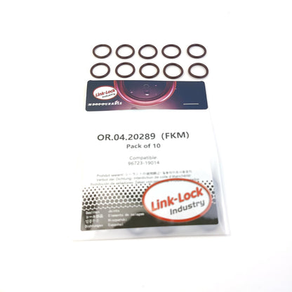LINK-LOCK 10PCS OR.04.20289 FKM Viton Sealing O-Ring Kit of Timing Chain Tensioner 96723-19014 for TOYOTA