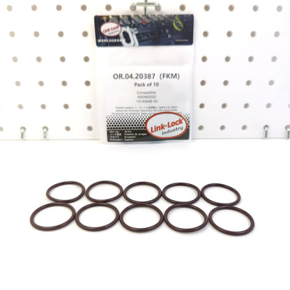 LINK-LOCK 10PCS OR.04.20387 FKM Viton Sealing O-Ring Kit of Thermostat N90465002 10149648-00 for AUDI for BYD