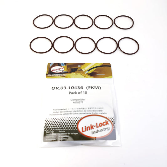 LINK-LOCK 10PCS OR.03.10436 FKM Viton 34×1.9 Sealing Universal O-ring Kit 4010577 For CUMMINS