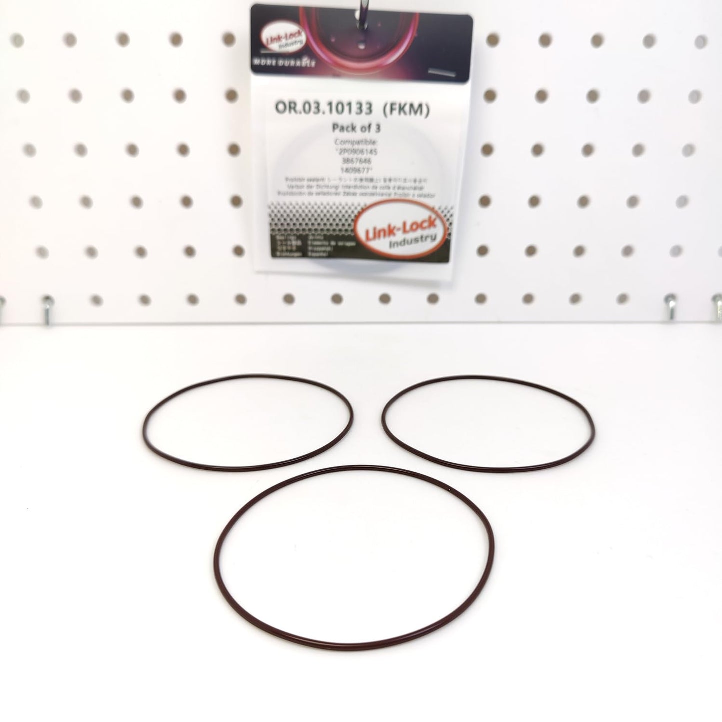 LINK-LOCK 3PCS OR.03.10133 FKMバイトンシーリングOリングキット インテークホース用 2P0906145 3867646 1409677 DAF-ISBe-225用 FORD-ISB-286用 ISUZU-ISBe6.7E6-280B用 CUMMINS-ISB-200 ISB6.7用