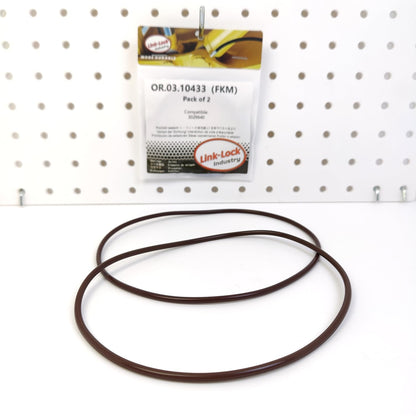 LINK-LOCK 2PCS OR.03.10433 FKM Viton 140.2×3.55 Sealing Universal O-ring Kit 3029640 For CUMMINS