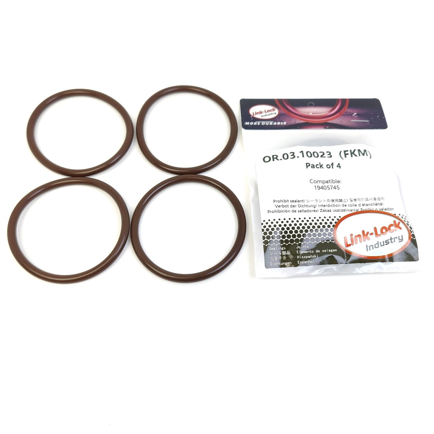 LINK-LOCK 4PCS OR.03.10023 FKM Viton Sealing O-Ring Kit Of Transfer case 19405745 For CHEVROLET SILVERADO 4500 5500 6500 HD
