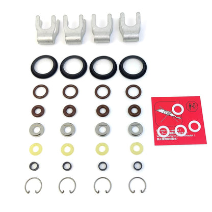 LINK-LOCK 4Set OK.04.10036 fuel injector repair kit A1770720000 with FKM Viton O-RING For MERCEDES-BENZ AMG CLA G S M178 M256 M260 M139