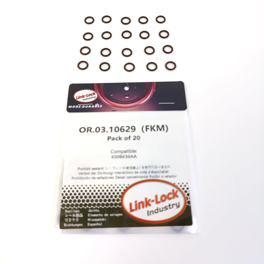 LINK-LOCK 20PCS OR.03.10629 FKM Viton 7×1.5 Sealing Universal O-Ring Kit 6508636AA For JEEP For CHRYSLER