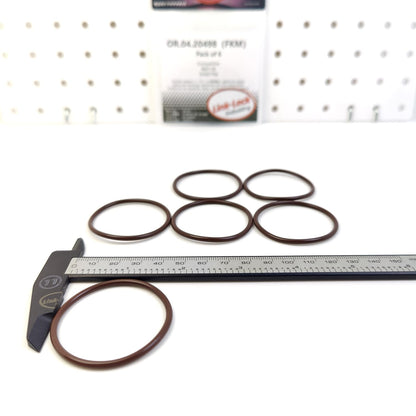 LINK-LOCK 6PCS OR.04.20498 FKM Viton Sealing O-Ring Kit of Turbocharger Oil Coolant Tube 860136 55567764 for OPEL for BUICK for CHEVROLET for CADILLAC