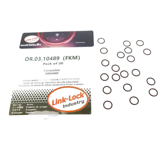 LINK-LOCK 20PCS OR.03.10489 FKM Viton 8×1 Sealing Universal O-ring Kit 04864689 For CHRYSLER For JEEP