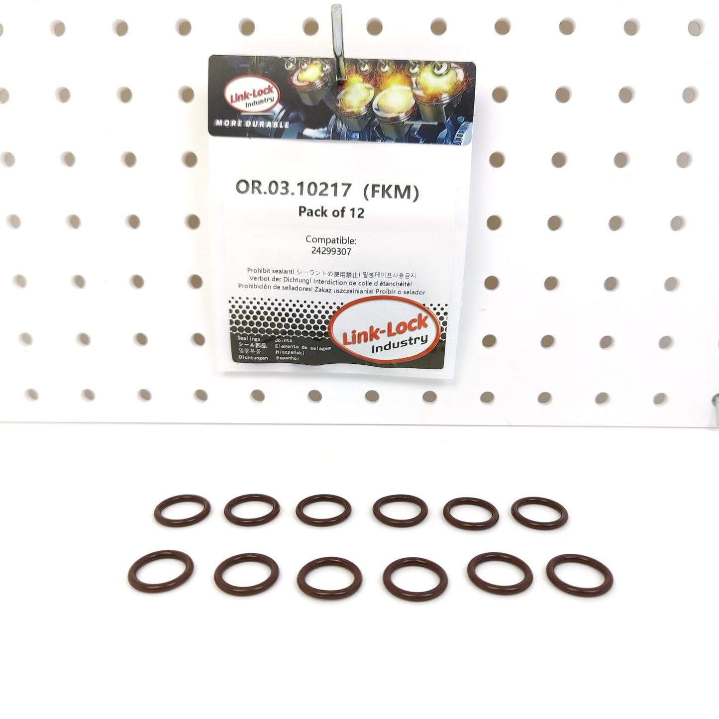 LINK-LOCK 12PCS OR.03.10217 FKM Viton Sealing O-Ring Kit of Oil pump 24299307 For CHEVROLET-LT2 LT6