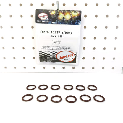 LINK-LOCK 12PCS OR.03.10217 FKM Viton Sealing O-Ring Kit of Oil pump 24299307 For CHEVROLET-LT2 LT6