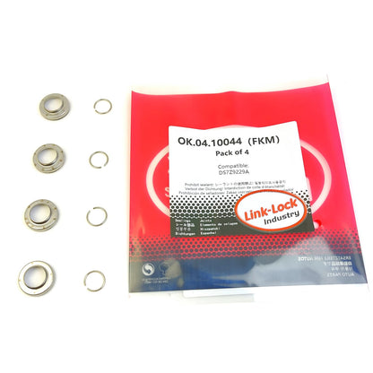 LINK-LOCK 4Set OK.04.10044 fuel injector repair kit DS7Z9229A with FKM Viton O-RING For FORD 1.5T EcoBooST CAF4