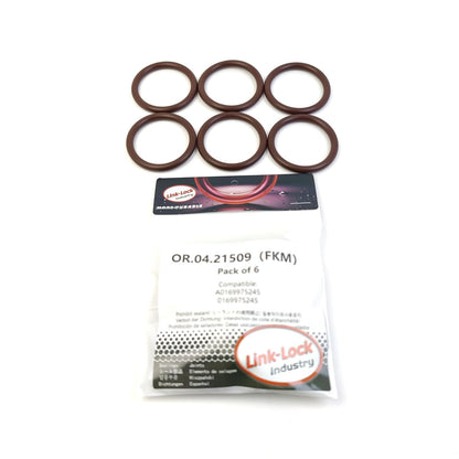 LINK-LOCK 6PCS OR.04.21509 FKM Viton Sealing O-Ring Kit of Exhaust Gas Recirculation Valve A0169975245 0169975245 for MERCEDES-BENZ-S205