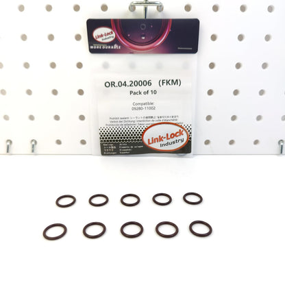 LINK-LOCK 10PCS OR.04.20006 FKM Viton Sealing O-Ring Kit of Transmission Sensor 09280-11002 for SUZUKI for FORD for CHEVROLET