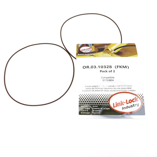 LINK-LOCK 2PCS OR.03.10328 FKM Viton Sealing O-Ring Kit of Cylinder Liner 01153804 For MWM-D226 TD226