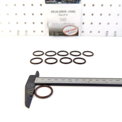 LINK-LOCK 10PCS OR.04.20059 FKM Viton Sealing O-Ring Kit of Oil Pump Suction Line 30640622 for VOLVO