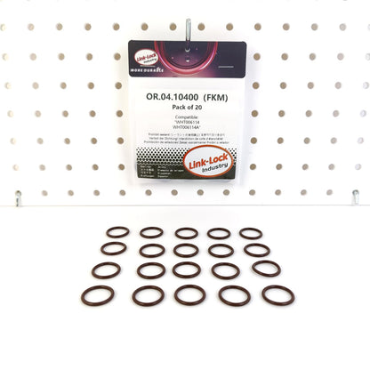 LINK-LOCK 20PCS OR.04.10400 FKM Viton Sealing O-Ring Kit of Turbocharger Water Pipe WHT006114 WHT006114A For AUDI For VW