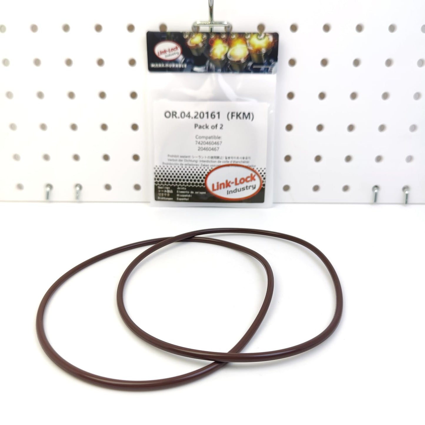 LINK-LOCK 2PCS OR.04.20161 FKM Viton Sealing O-Ring Kit of Air Compressor 7420460467 20460467 for RENAULT for TRUCKS for VOLVO for PENTA
