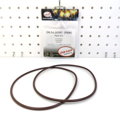 LINK-LOCK 2PCS OR.04.20161 FKM Viton Sealing O-Ring Kit of Air Compressor 7420460467 20460467 for RENAULT for TRUCKS for VOLVO for PENTA
