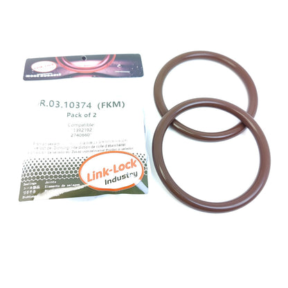 LINK-LOCK 2PCS OR.03.10374 FKM Viton Sealing O-Ring Kit of Turbocharger Intake Hose 1392192 2740660 For SCANIA-DC16