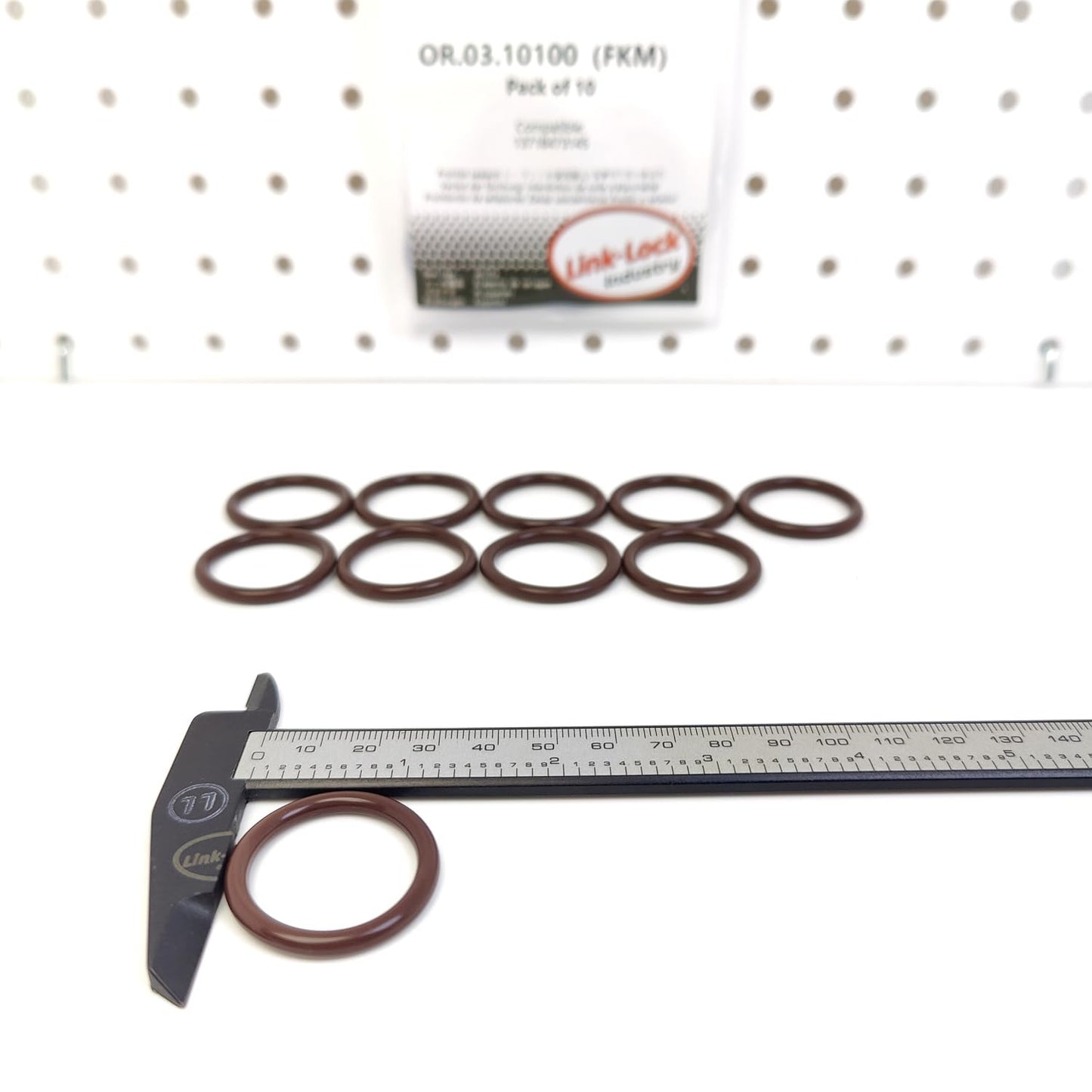 LINK-LOCK 10PCS OR.03.10100 FKM Viton Sealing O-Ring Kit Of Heating flange 13718473145 For BMW-B47 XD5 B57