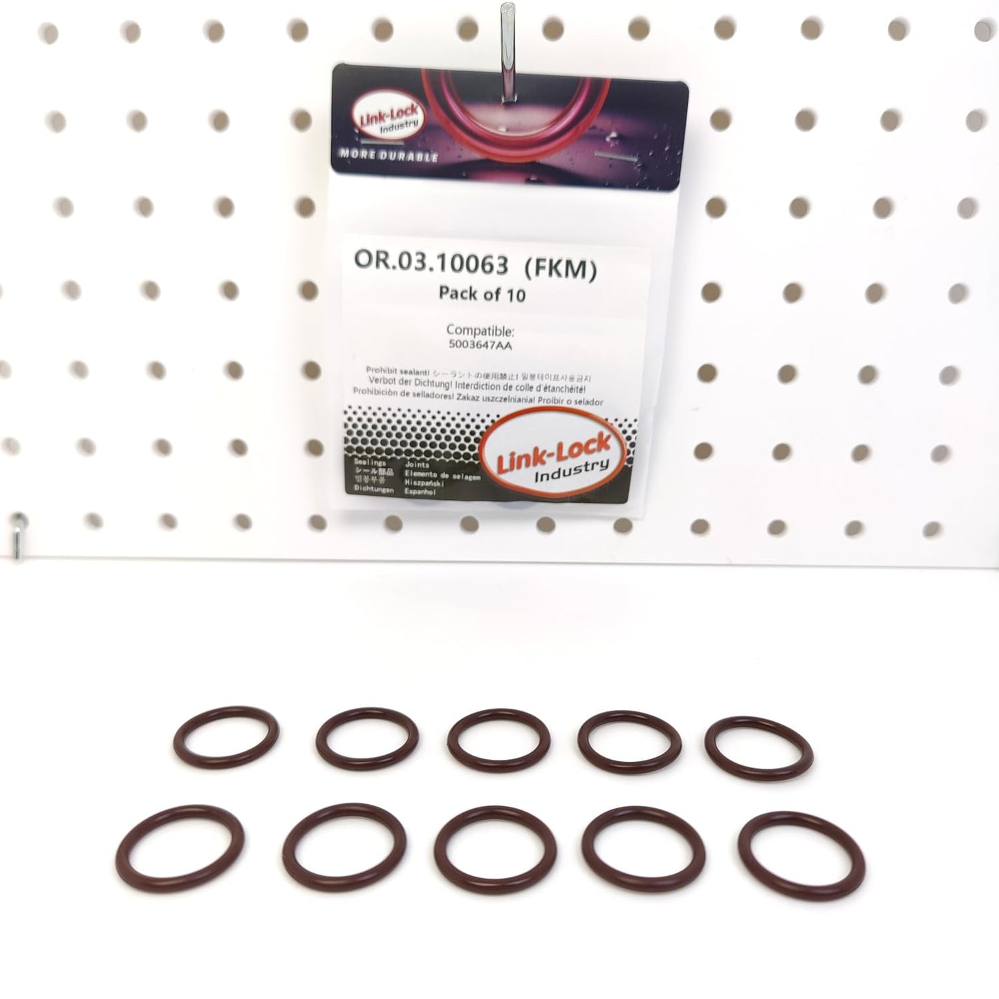 LINK-LOCK 10PCS OR.03.10063 FKMバイトンシーリングOリングキット 油圧調整弁 5003647AA DODGE-ETB ETC ETH ETJ RAM-ETJ ETL ETN ETK ETM JEEP用