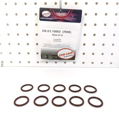 LINK-LOCK 10PCS OR.03.10063 FKMバイトンシーリングOリングキット 油圧調整弁 5003647AA DODGE-ETB ETC ETH ETJ RAM-ETJ ETL ETN ETK ETM JEEP用