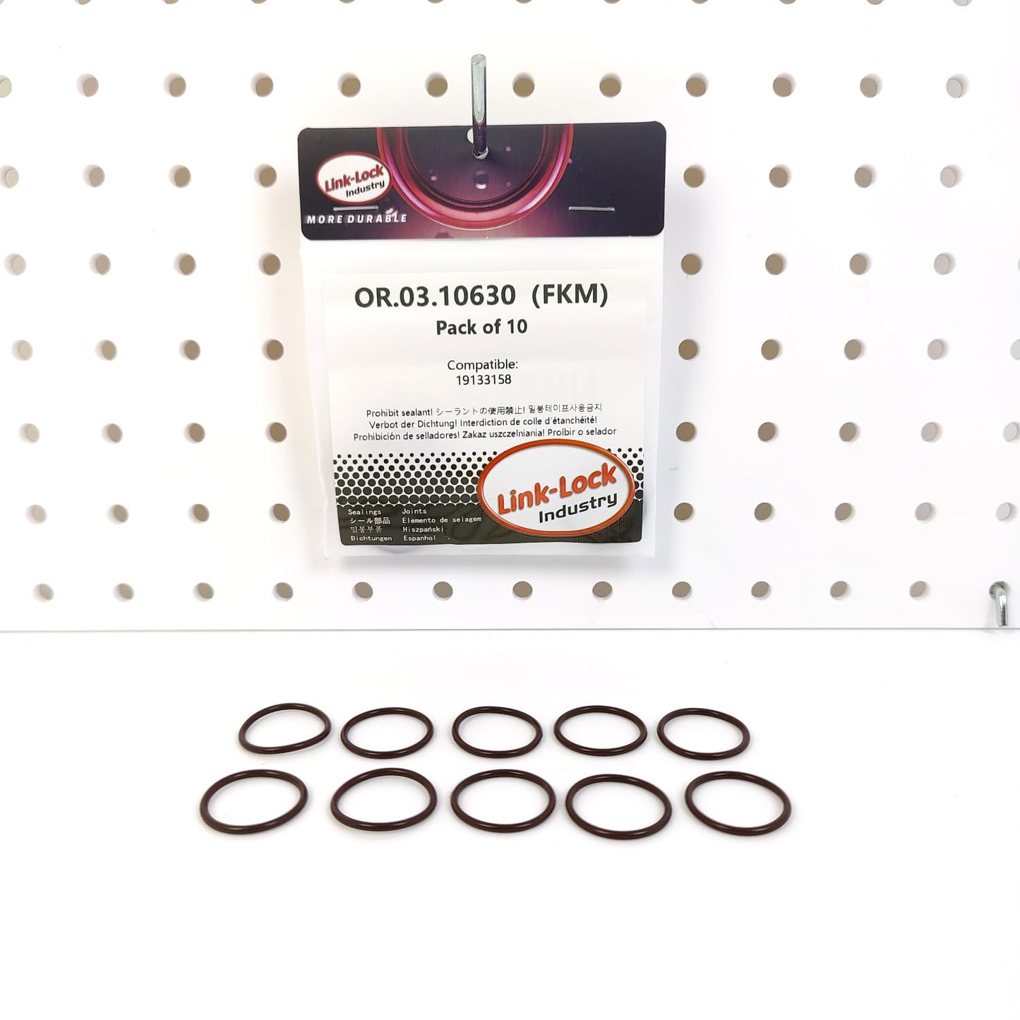 LINK-LOCK 10PCS OR.03.10630 FKM Viton Sealing O-Ring Kit of Speed sensor 19133158 For BUICK For CADILLAC For CHEVROLET