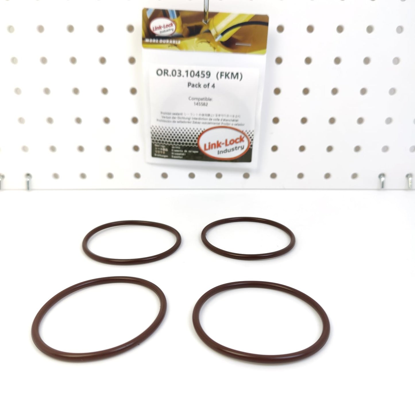 LINK-LOCK 4PCS OR.03.10459 FKM Viton Sealing O-ring Kit of Fuel injection pump/oil filter 145582 For CUMMINS